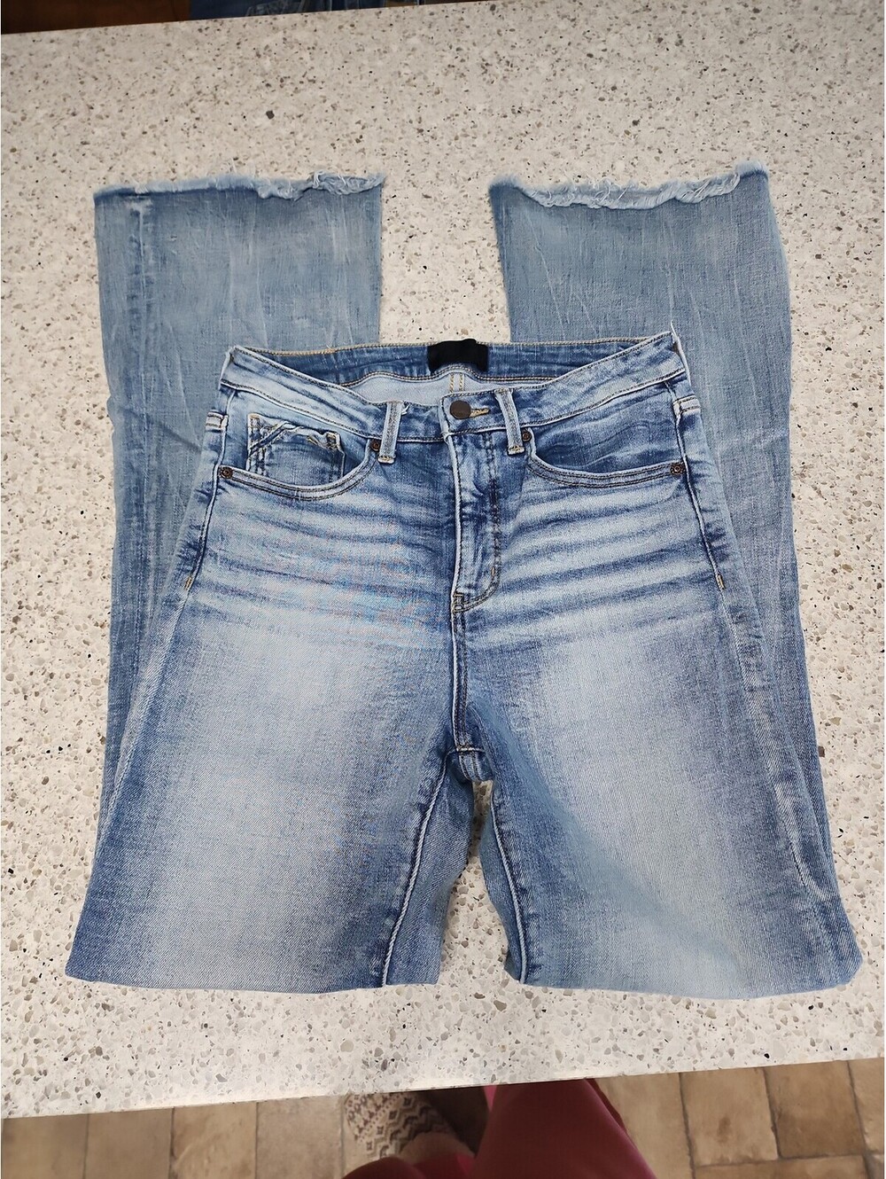 Buckle black jeans